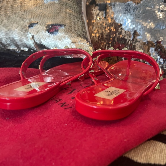 Valentino Rockstud Accents Slides - Picture 3 of 5